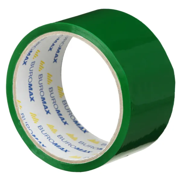 Скотч упаковочный 48мм x 35м, зеленый, упаковка 6 шт Buromax (BM.7007-04) - Фото 6