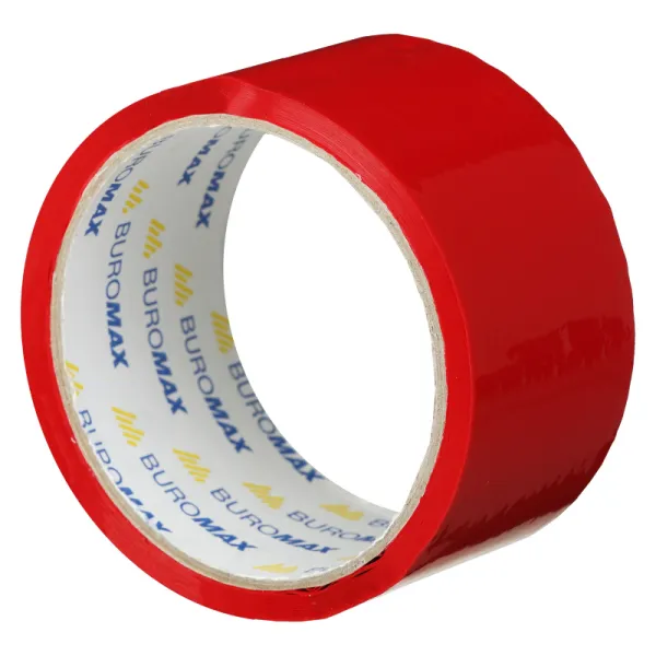 Скотч упаковочный 48мм x 35м, красный, упаковка 6 шт Buromax (BM.7007-05) - Фото 7