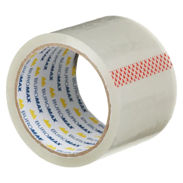 Скотч упаковочный 72мм x 45м, прозрачный, упаковка 4 шт Buromax (BM.7070-00) - Фото 11