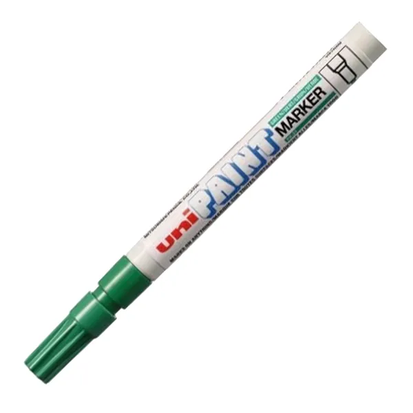 Маркер для промышленной маркировки 0.8-1.2 мм, зеленый Paint Uni (PX-21.Green) - Фото 3