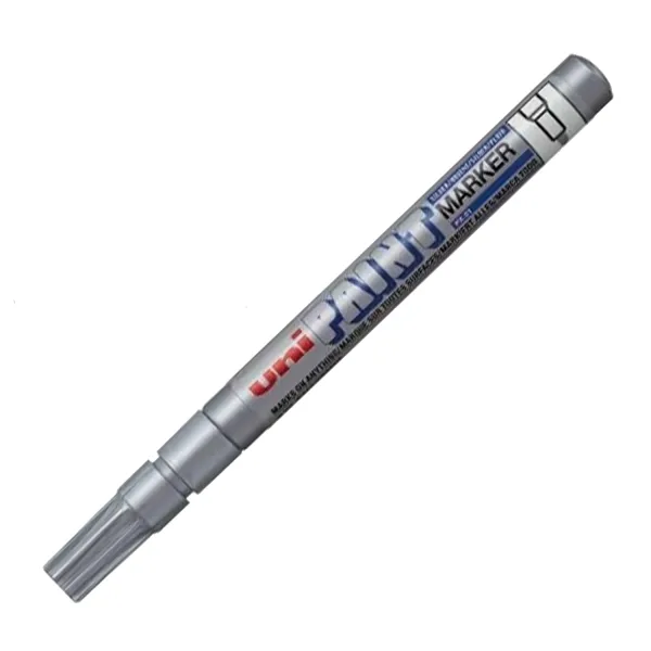Маркер для промышленной маркировки 0.8-1.2 мм, серебристый Paint Uni (PX-21.Silver) - Фото 5