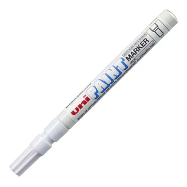 Маркер для промышленной маркировки 0.8-1.2 мм, белый Paint Uni (PX-21.White) - Фото 6