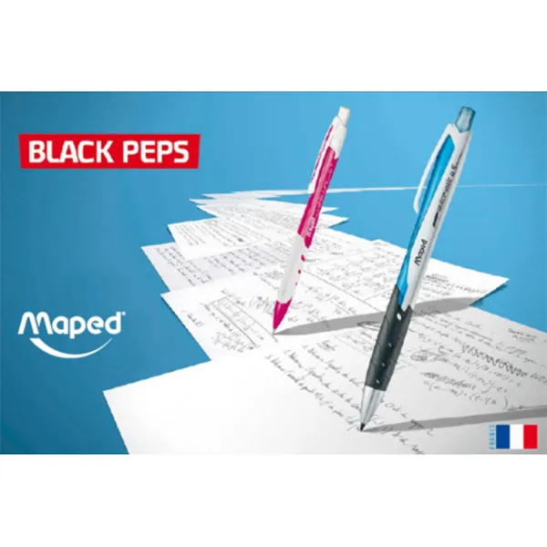 Карандаш механический 0.7 мм, синий Black Peps Automatic Maped (MP.559930) - Фото 5