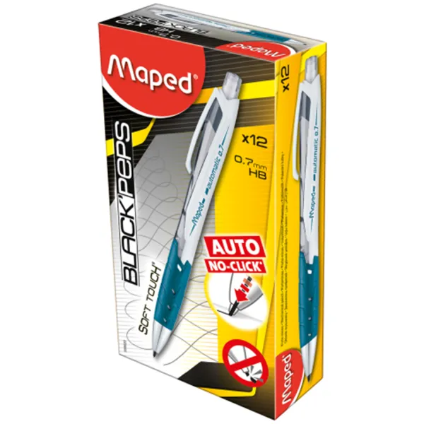 Карандаш механический 0.7 мм, синий Black Peps Automatic Maped (MP.559930) - Фото 4