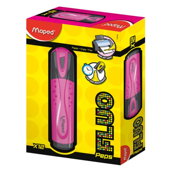Маркер текстовий, рожевий Fluo Peps Classic Maped (MP.742536) - Фото 1