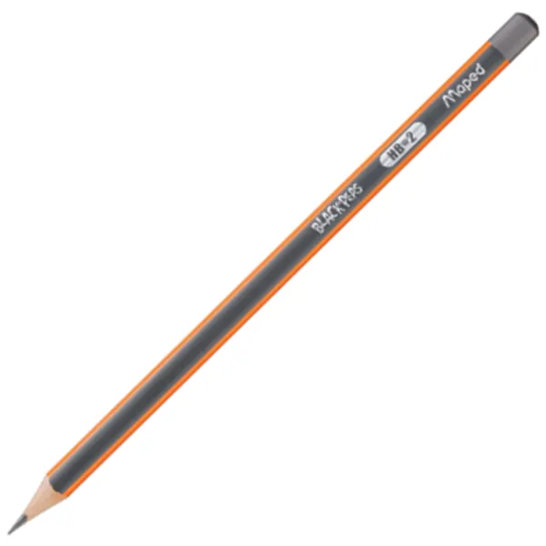 Карандаш графитовый HB, без ластика Black Peps Maped (MP.850021) - Фото 9