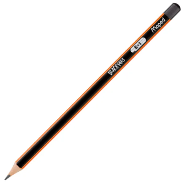 Карандаш графитовый B, без ластика Black Peps Maped (MP.850024) - Фото 11
