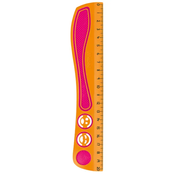 Лінійка пластикова 20 см, асорті Kidy'Grip Maped (MP.278710) - Фото 4