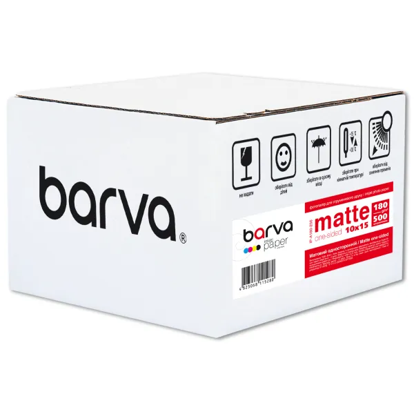 Фотопапір матовий 180 г/м2, 10x15 см, 500 арк Original Barva (IP-A180-256) - Фото 4
