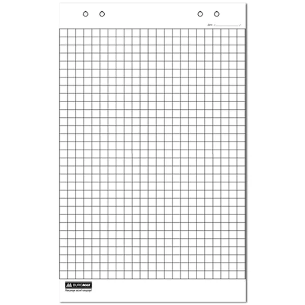 Блок бумаги для флипчартов 64х90 см, 20 л, клетка, в коробке Buromax (BM.2297) - Фото 7