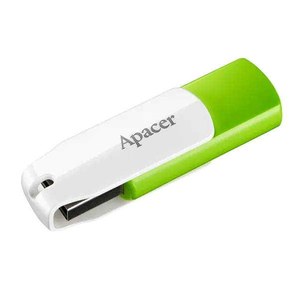 Накопитель USB 2.0 Type-A 32GB AH335 зеленый Apacer (AP32GAH335G-1) - Фото 1