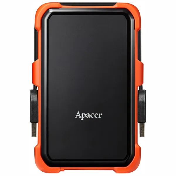 Диск жесткий внешний портативный 2TB USB 3.1 AC630 IP55 черный Apacer (AP2TBAC630T-1)
