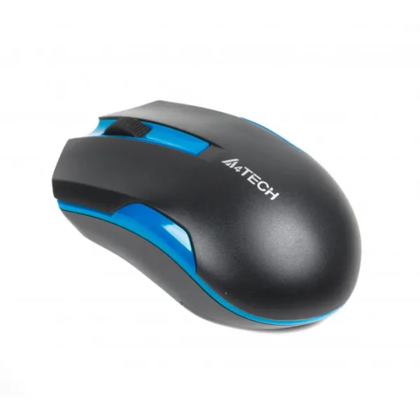 Мышь беспроводная G3-200N черно-синяя A4Tech (G3-200N Black+Blue)