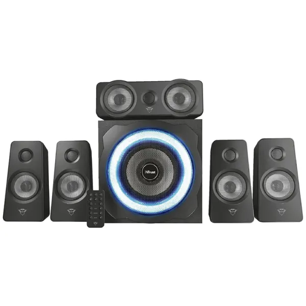 Система акустическая GXT 658 Tytan 5.1, 90Вт, AUX, чёрная Trust (21738_TRUST)