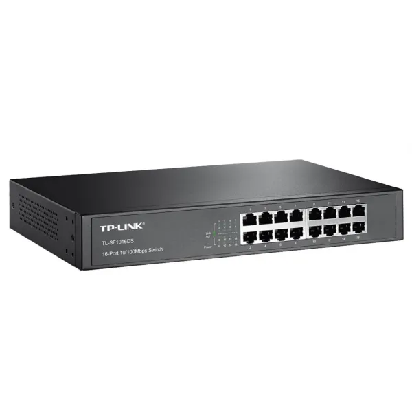Коммутатор сетевой TL-SF1016DS TP-Link (TL-SF1016DS) - Фото 1