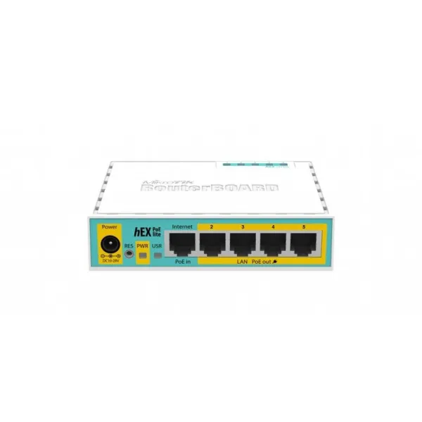 Маршрутизатор hex PoE Lite Mikrotik (RB750UPR2) - Фото 2