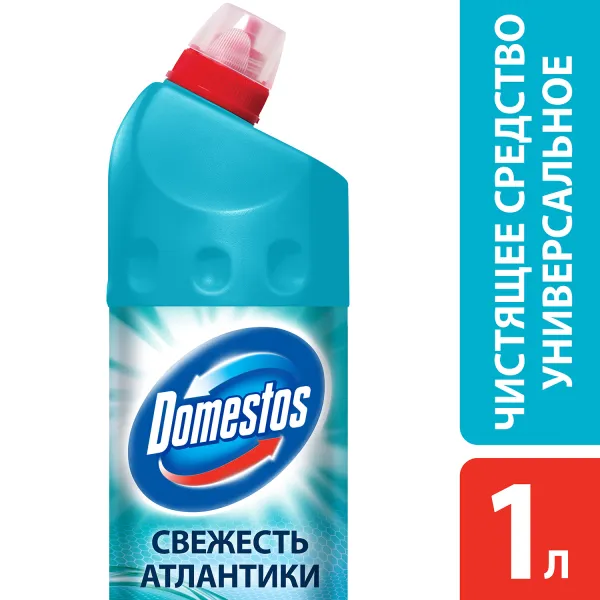 Універсальний засіб Свіжість Атлантики 24 години 1 л Domestos (dm.94952) - Фото 1