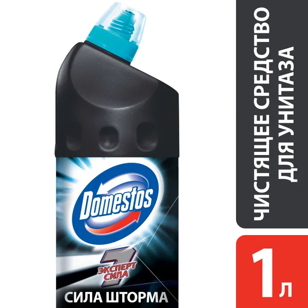 Средство для чистки унитаза 1 л Эксперт Сила 7 Domestos (dm.49399) - Фото 1