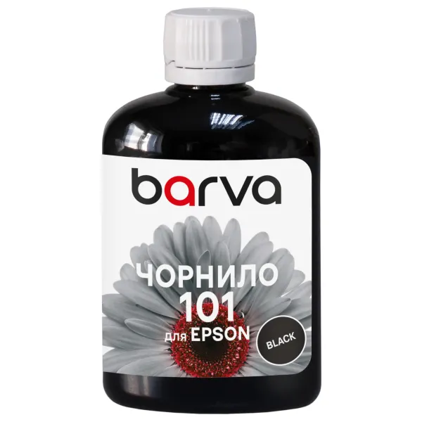 Чорнило сумісне для Epson 101 BK спеціальне 100 мл, пігментне, чорне Barva (E101-558) - Фото 35