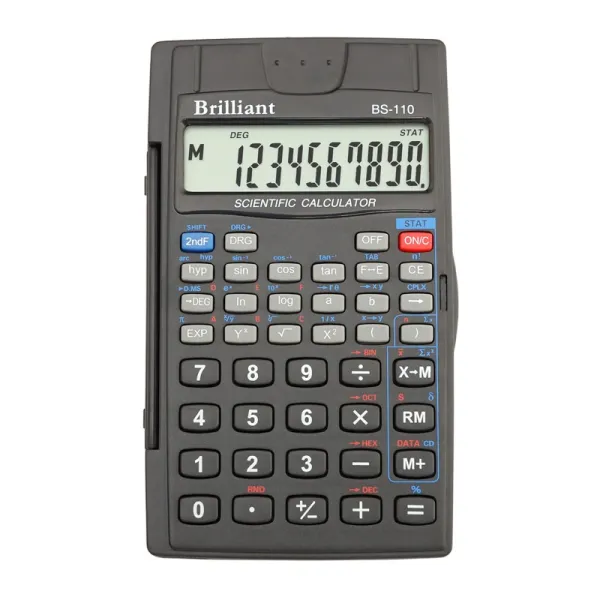Калькулятор инженерный BS-110 8+2 разрядов, 56 функций Brilliant (BS-110)