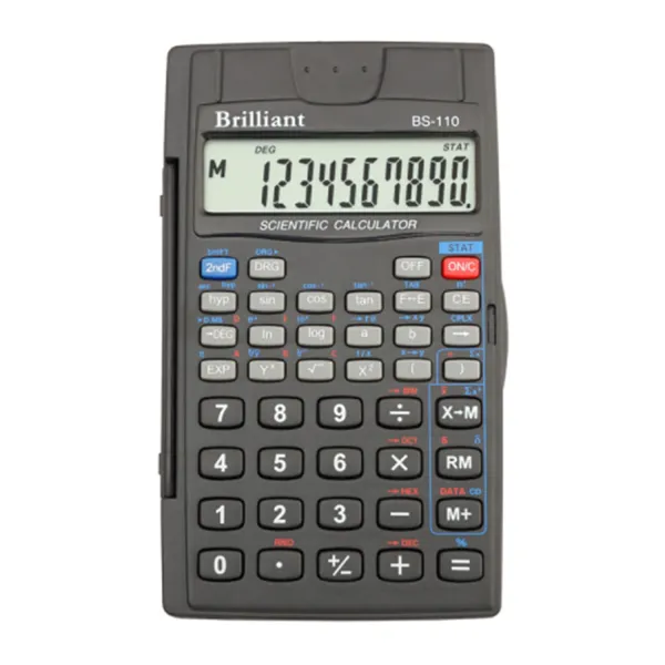 Калькулятор инженерный BS-110 8+2 разрядов, 56 функций Brilliant (BS-110)