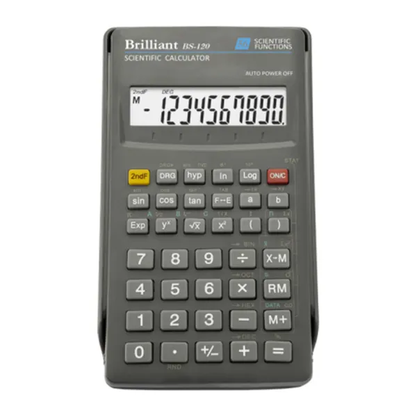 Калькулятор инженерный BS-120 10+2 разрядов, 56 функций Brilliant (BS-120)
