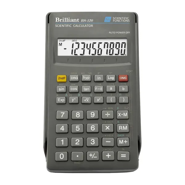 Калькулятор инженерный BS-120 10+2 разрядов, 56 функций Brilliant (BS-120)