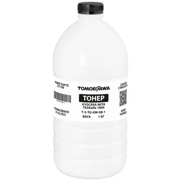 Тонер Kyocera Mita Taskalfa 1800 флакон, 1 кг Tomoegawa (TSM-KM-08-1)