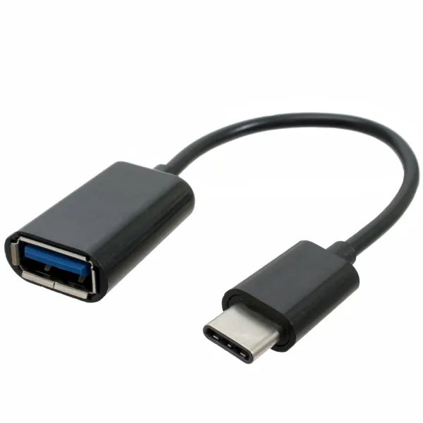 Кабель OTG USB 2.0 - Type-C (F/M) 15 см Patron (PN-OTG-Type-C) - Фото 4