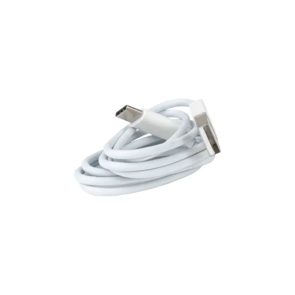 Кабель USB 2.0 - Type-C 1 м белый Patron (PN-Type-C-1M) - Фото 3