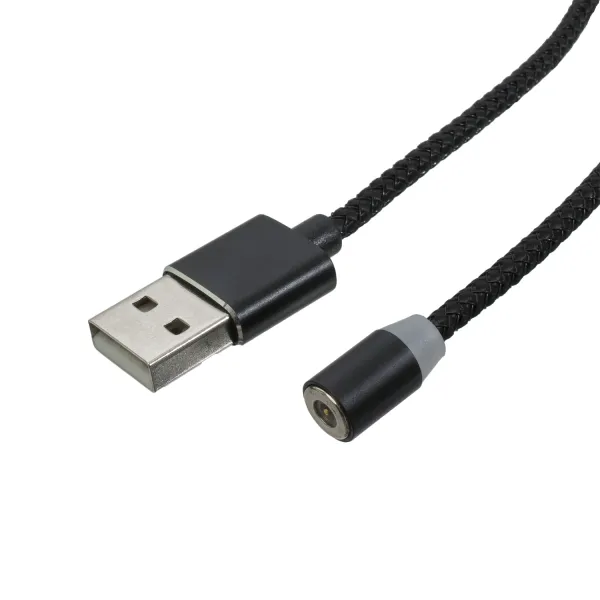 Кабель магнітний 3 в 1 USB 2.0 - Type-C, Micro USB, Lightning 1 м Patron (PN-MAGN-3IN1) - Фото 2