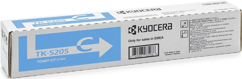 Тонер-картридж TK-5205C голубой Kyocera Mita (1T02R5CNL0) - Фото 2