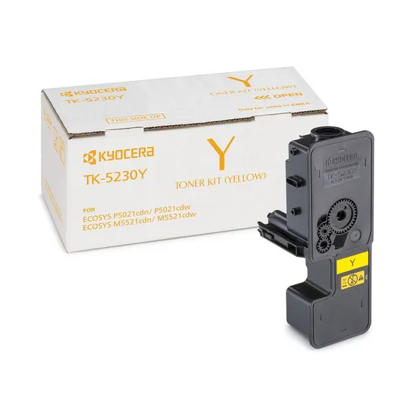 Тонер-картридж TK-5230Y жовтий Kyocera Mita (1T02R9ANL0) - Фото 2