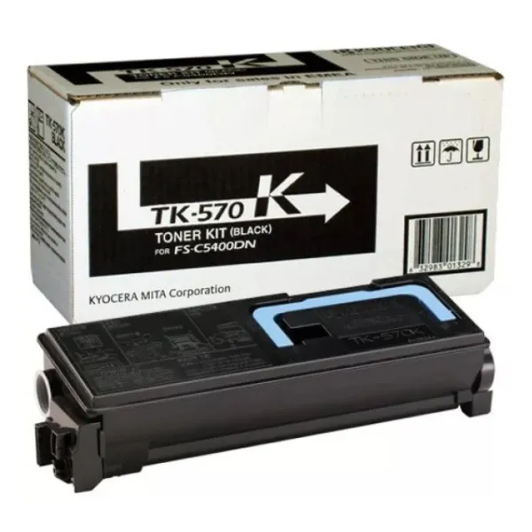 Тонер-картридж TK-570K чорний Kyocera Mita (1T02HG0EU0) - Фото 5