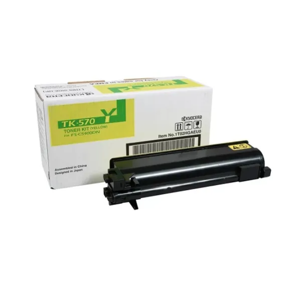 Тонер-картридж TK-570Y жовтий Kyocera Mita (1T02HGAEU0) - Фото 1