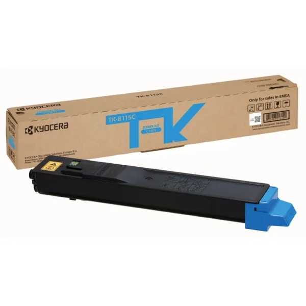 Тонер-картридж TK-8115C блакитний Kyocera Mita (1T02P3CNL0) - Фото 9