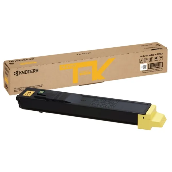 Тонер-картридж TK-8115Y жовтий Kyocera Mita (1T02P3ANL0) - Фото 5