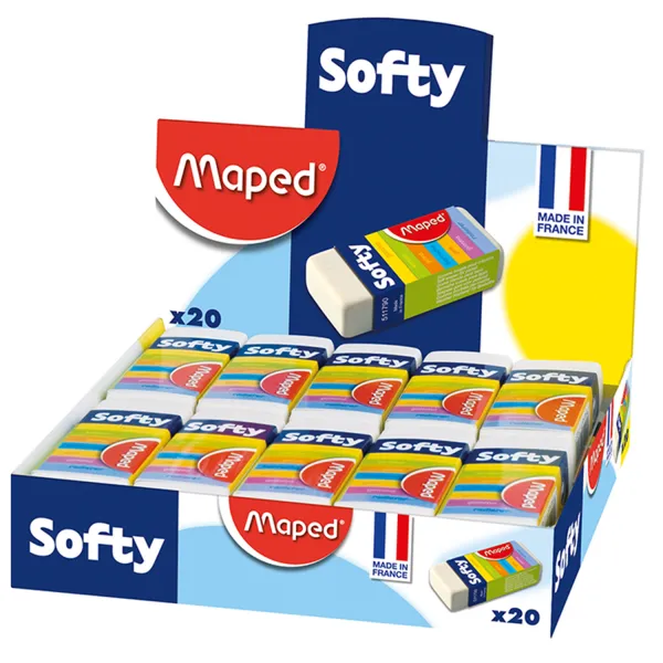 Гумка у картонному тримачі Softy Maped (MP.511790) - Фото 1