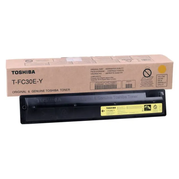 Тонер-картридж T-FC30E желтый Toshiba (6AJ00000095/6AJ00000207/6AJ00000284) - Фото 11