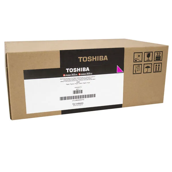 Тонер-картридж T-FC305PM-R пурпуровий Toshiba (6B000000751) Тонер-картридж T-FC305PM-R пурпуровий Toshiba (6B000000751)