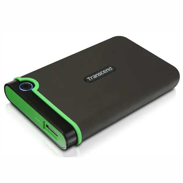 Диск жорсткий зовнішній портативний 2TB USB 3.1 StoreJet 25M3 сірий Transcend (TS2TSJ25M3S) - Фото 2