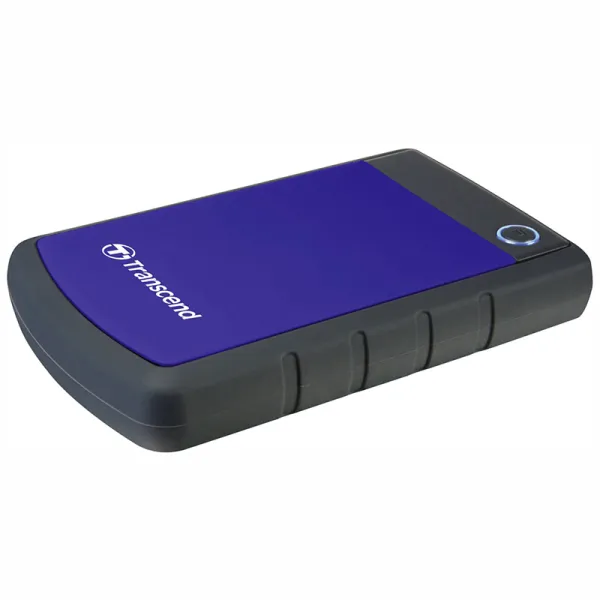 Диск жесткий внешний портативный 4TB USB 3.1 StoreJet 25H3 синий Transcend (TS4TSJ25H3B) - Фото 2
