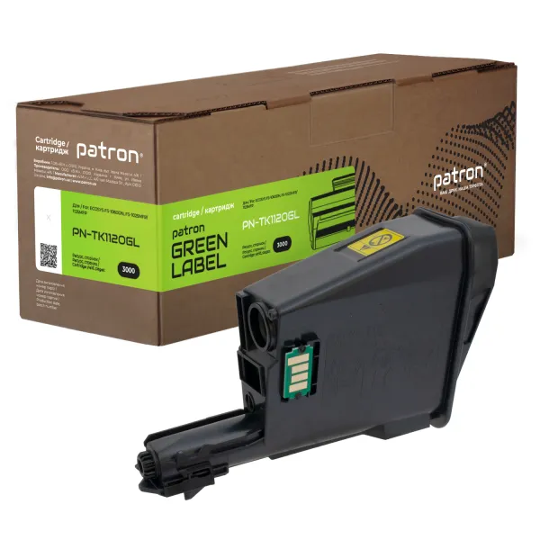 Тонер-картридж совместимый Kyocera Mita TK-1120 Green Label Patron (PN-TK1120GL) - Фото 1