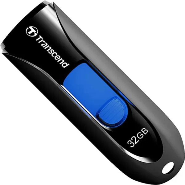 Накопичувач USB 3.1 Type-A 32GB JetFlash 790 чорний Transcend (TS32GJF790K) - Фото 1