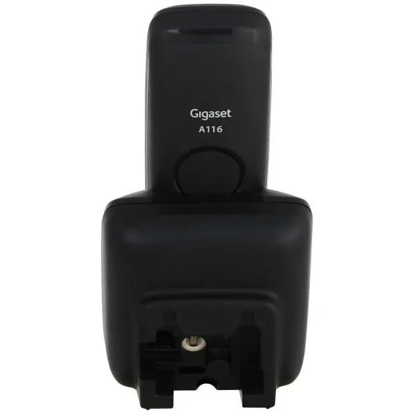 Радіотелефон DECT A116  чорний Gigaset (S30852H2801S301) - Фото 1