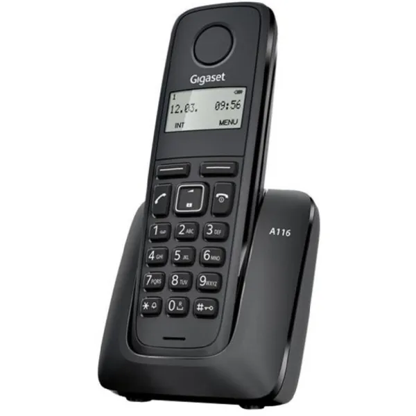Радиотелефон DECT A116  черный Gigaset (S30852H2801S301) - Фото 3
