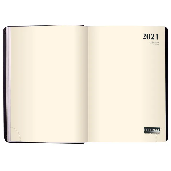Ежедневник датированный 2026 A4, искусственная кожа, черный Salerno Buromax (BM.2741-01) - Фото 5