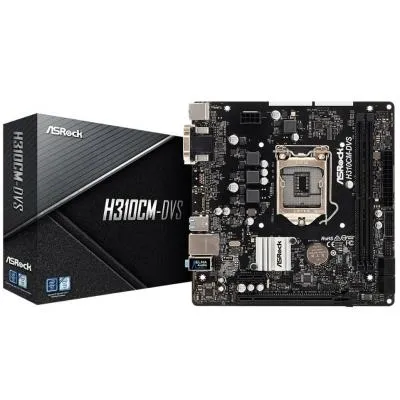 Материнська плата H310CM-DVS ASRock (H310CM-DVS) - Фото 1