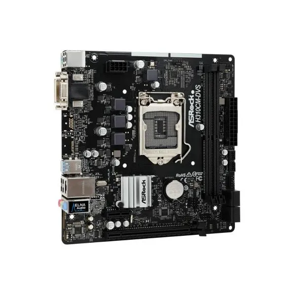 Материнская плата H310CM-DVS ASRock (H310CM-DVS) - Фото 1