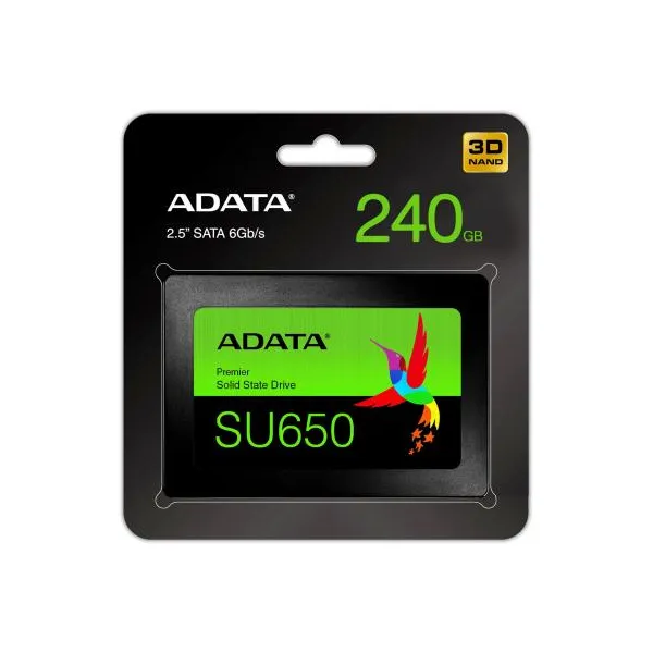Накопитель SSD 240GB, 2.5", SATA  Adata (ASU650SS-240GT-R) - Фото 4